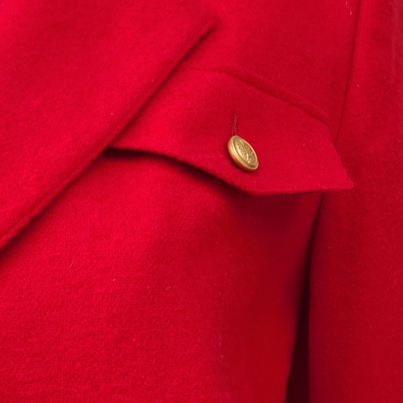Vintage 90s Red Wool Jacket - Picture 3 of 9